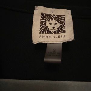 Anne Klein black sleeveless shirt